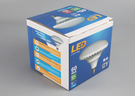 LED Işıklar Ambalaj için Geri Dönüşümlü Dikdörtgen Katlanır Kağıt Ambalaj Kutuları Spot UV