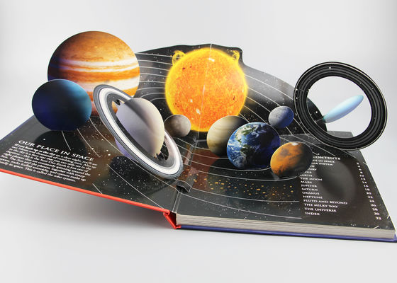 Altın Sıcak Folyo Damgalama 3D Hikaye Kitapları Matha Kağıt Materyali Materyalleri