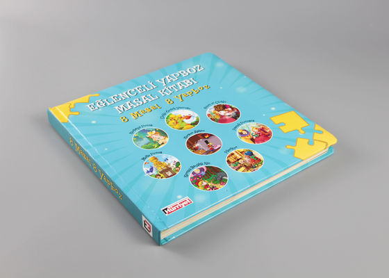 Yumuşak Köpük Ön Kapak Çocuklar İçin Özelleştirilmiş Kurulu Kitaplar Özel Desen Ve Boyut