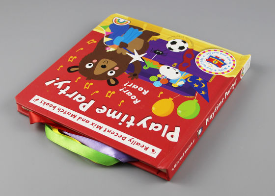Renkli Harfler ile 250gsm 2mm Çok Dilli Ciltli Çocuk Kitapları